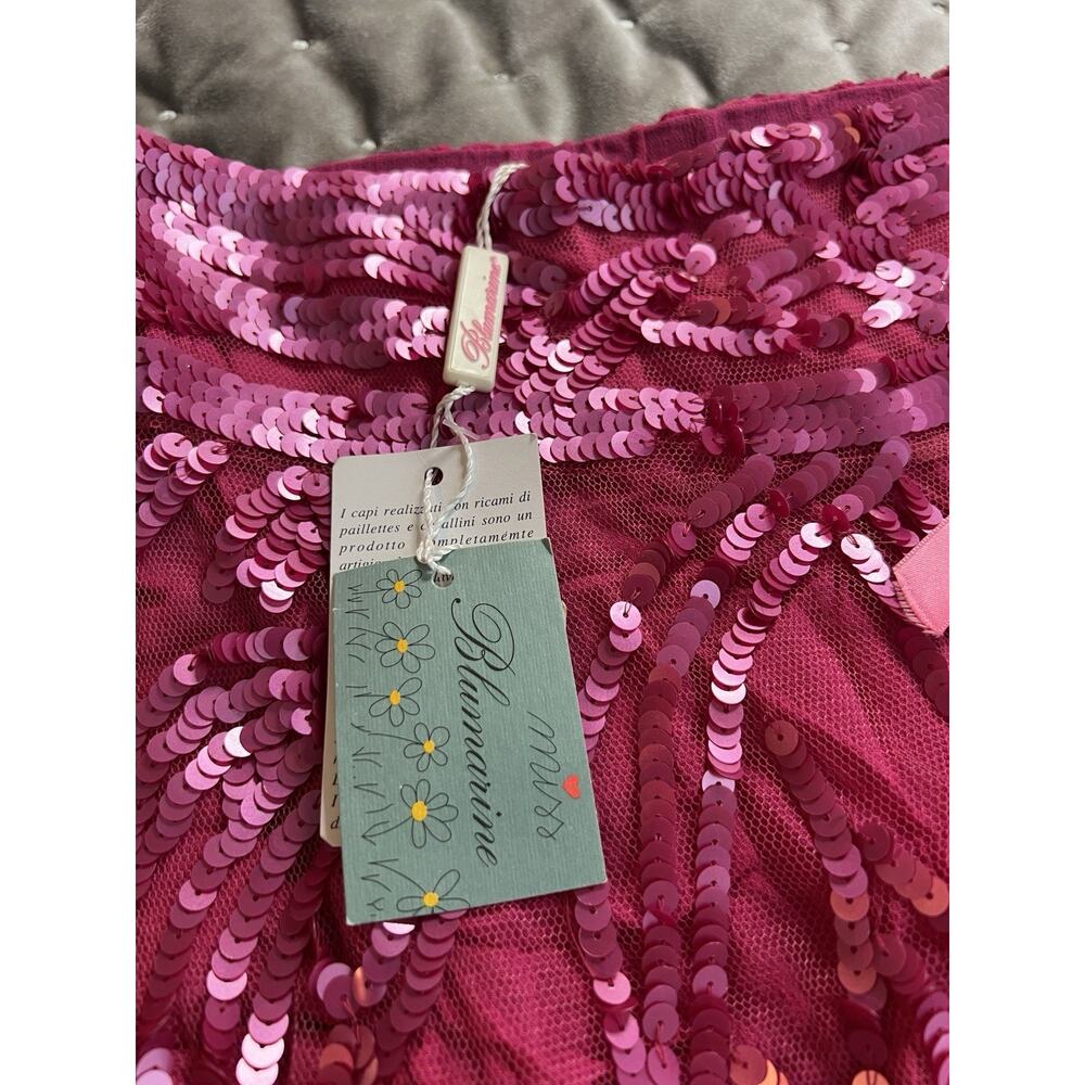 Miss Blumarine Girls Sequin Skirt Embellished Party Dance Ballet Occasion Skirt - Picture 2 of 9